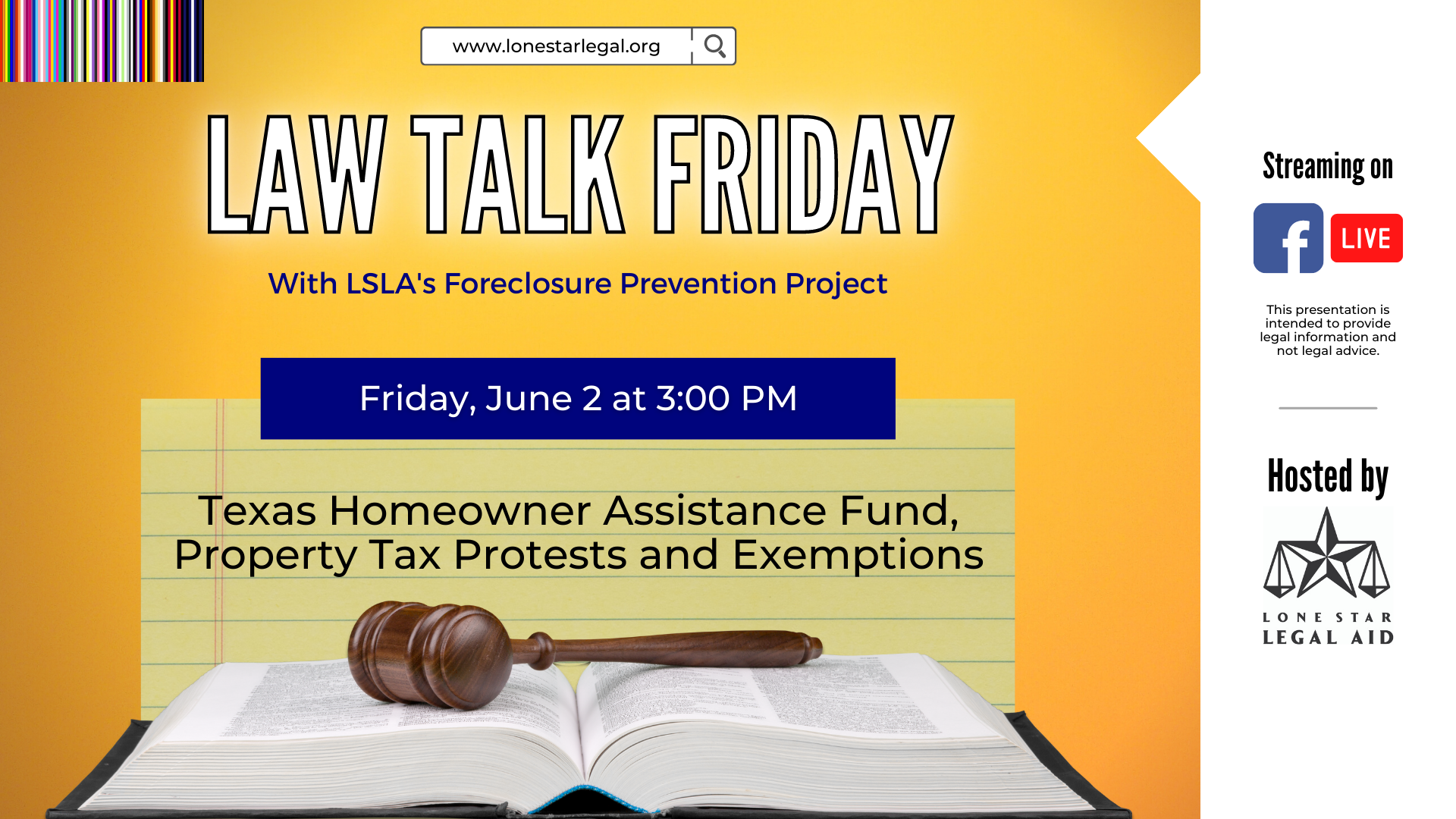 Law Talk Friday National Homeownership Month Texas Homeowner Assistance Fund, Property Tax